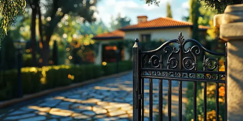 Metalzaune aus Polen