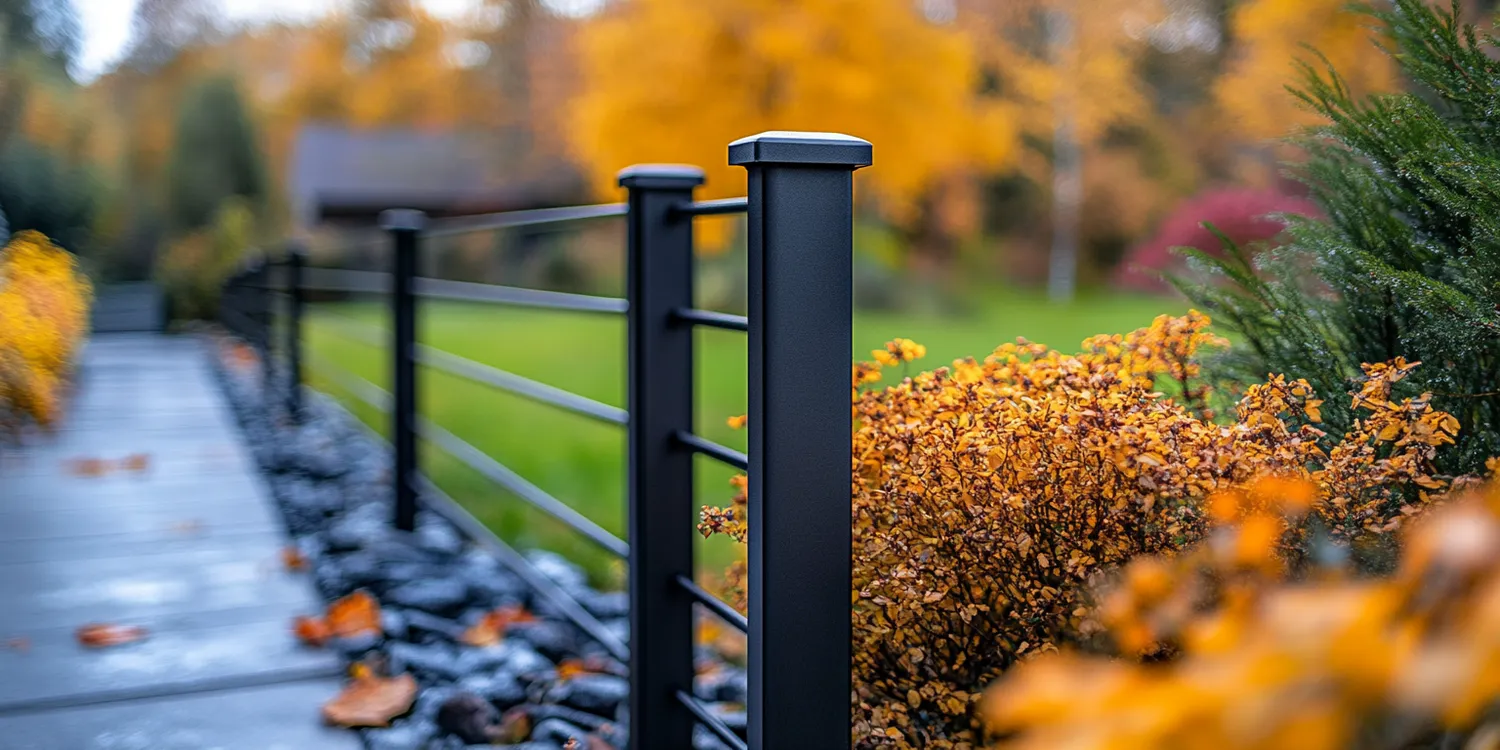 Polnische Metallzaune