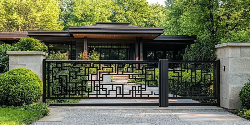 Gartenzaun Metall Polen