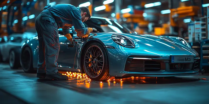 Naprawa samochodu w warsztacie samochodowym